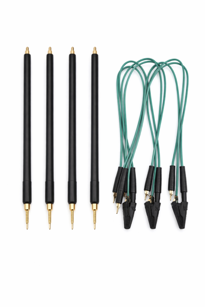 4-teiliges Set Boot Nadel Prüfspitzen mit Anschlusskabel