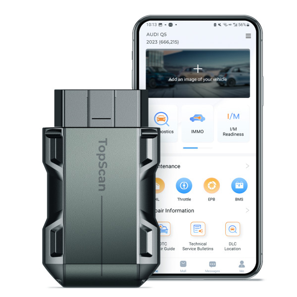 TOPDON TopScan Master – Kompaktes Profi-Diagnosegerät mit App-Steuerung & DoIP